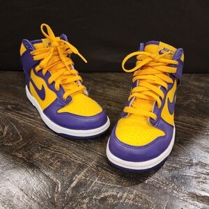 Nike Dunks High Lakers